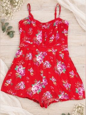 Forever21 floral romper